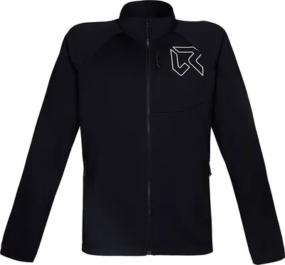 Produktbild von Rock Experience Arrows Mock Neck Fleece Mit Durchgehendem Reißverschluss Schwarz S Mann Schwarz S