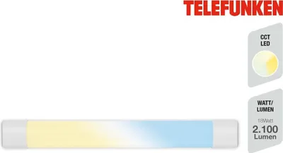 Produktbild von TELEFUNKEN LED CCT Unterbauleuchte 60 cm 18W 2100lm weiß