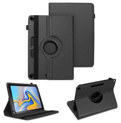 Produktbild von Tablet Tasche für Samsung Galaxy Tab A 10.5 2018 Hülle Schutzhülle 360° DrehbarFarben:Schwarz