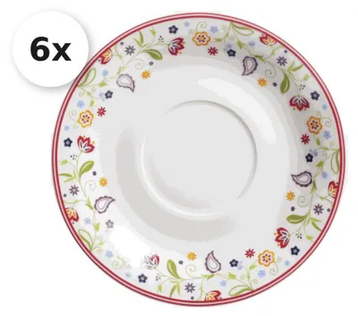 Produktbild von Untertasse zu Jumbotasse 6er Set Doppio Shanti