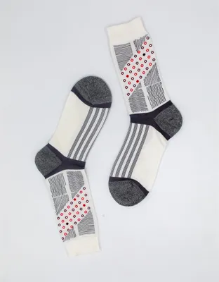 Produktbild von MEGAGROUP 2 Paar Casual Socken Stricksocken Größe 43-46 weiß und grau