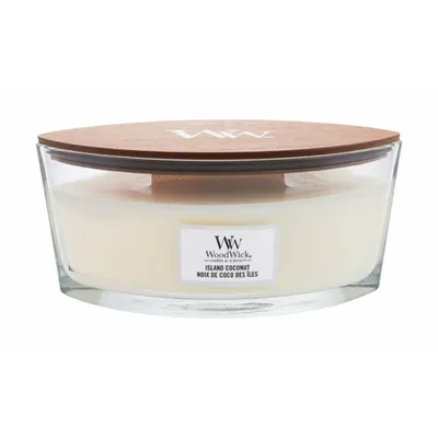 Produktbild von Woodwick Ellipse-Duftkerze, Beige (Island Coconut), 453g
