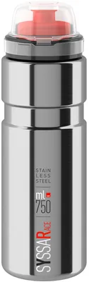 Obrázok produktu pre Elite Cycling Syssa Race Silver Glossy 750 ml Cyklistická fľaša