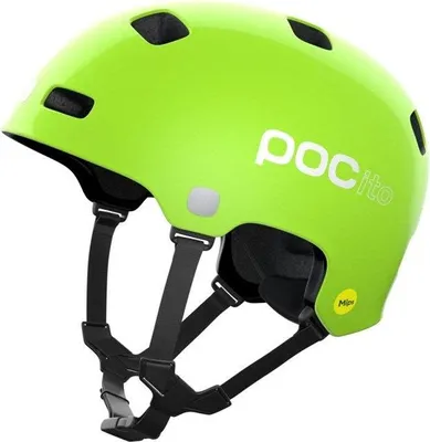 Image de POC POCITO CRANE MIPS Bicycle helmet  children's size S 51-54 cm Green