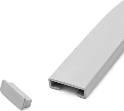 Obrázok produktu pre QUEST Verzia pre PVC stĺpiky zábradlia, koncová krytka pre profil zábradlia STANDARD, 40x8, sivá