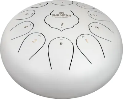 Obrázek produktu pro Shamann 10" 11 Notes F-Major White Tongue Drum
