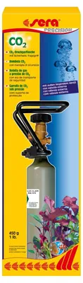 Image de Bouteille de gaz CO2 de 450 g avec valve externe - Bouteille en acier avec valve externe