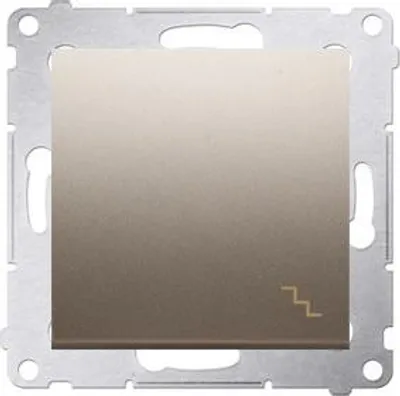 Obrázek produktu pro Kontakt-Simon DW6.01/44, Plast, Zlato, IP20, IP44, 250 V, 10 A, 75 mm