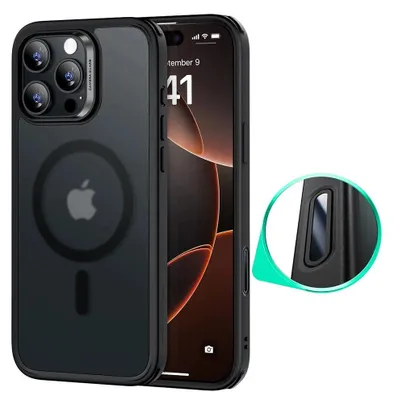 Produktbild von ESR – Classic Hybrid HaloLock Hülle für iPhone 16 Pro Max – mattschwarz