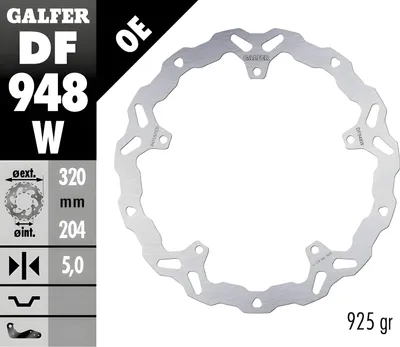 Obrázok produktu pre Brzdový kotúč Galfer FIXED
