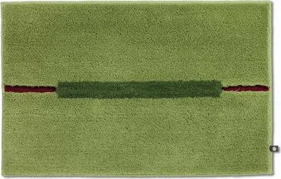 Produktbild von Rhomtuft Badteppich Cable  80x160 cm  Farbe  lind/moos/bordeaux