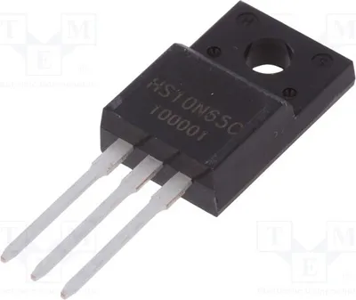 Obrázok produktu pre 1x Tranzistor: N-MOSFET, 650V, 10A, unipolárny, typ F, 10N65, N-kanálový tranzistor, priechodný (THT), 27,5W