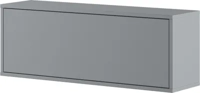 Produktbild von MEBLINI Hängeschrank für Horizontal Schrankbett Bed Concept - Wandschrank mit Regalen und Teleskopen - Wandregal - BC-29 - Grau Matt