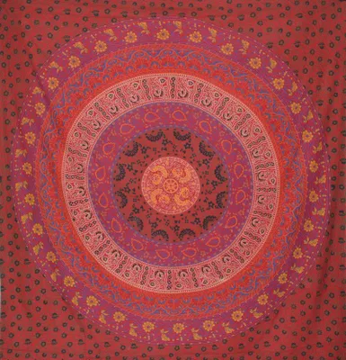 Produktbild von Orientalhaus Indische Mandala Tagesdecke Baumwolle Ethno Boho