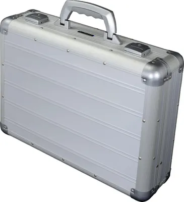 Produktbild von ALUMAXX Attaché-Koffer "VENTURE" Laptopfach silber matt (ohne Inhalt)