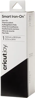 Zdjęcie produktu dla Cricut Joy Smart Iron-On, Czarny, 609,6 mm, 139,7 mm