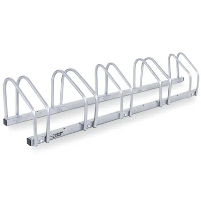 Produktbild von Fahrradständer Boden für 5 Fahrräder, 130 x 32 x 26 cm