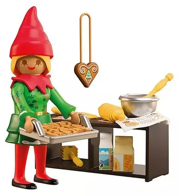 Immagine prodotto di PLAYMOBIL: Elfo di Natale con biscotti