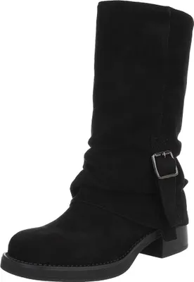Produktbild von Ital-Design Damen Stiefel  Wildlederoptik Western- & Bikerstiefel 90110065 Schwarz Gr.  38