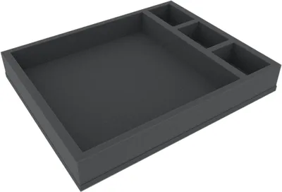 Produktbild von Schaumstoffeinlage 50 mm mit 4 Fächern für Brettspielzubehör