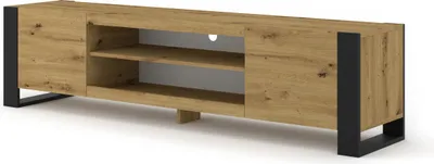 Produktbild von Lowboard TV-Schrank MONDI 188 cm Kommode HI-FI Tisch Regal Sideboard Eiche Artisan