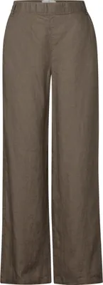 Produktbild von Street One Wide Leg Hose 'Wide Leg Leinenhose', A378739, acron brown, Gr. 42 x 30