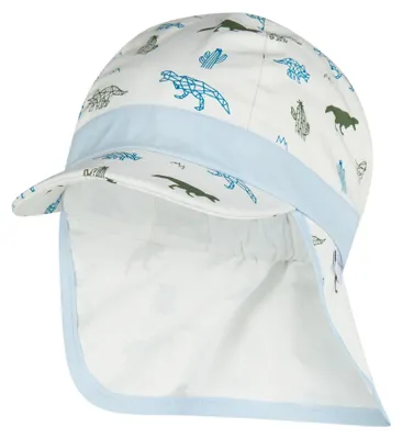 Image de Casquette Sterntaler avec protection de la nuque « Dinosaure »