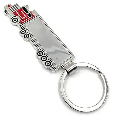 Produktbild von Onwomania - "-LKW Lastkraftwagen Transporter Schlüsselanhänger - Metall Glücksbringer ideal als Geschenk z.B. für den besten Freund, die beste Freundi
