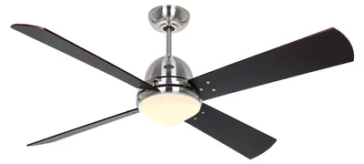 Immagine prodotto di Ventilatore da soffitto con luce e telecomando Libeccio Cromo