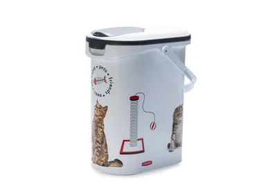 Produktbild von Curver - Katzenfutter Container - weiß - 10l - 4 kg
