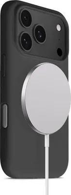 Zdjęcie produktu dla Crong Color Cover Magnetic - Etui MagSafe iPhone 17 Pro (czarny), Pokrowiec, Apple, iPhone 17 Pro, 16 cm (6.3"), Czarny