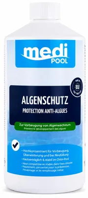 Produktbild von mediPOOL Algenschutz 1 l Algenverhütung für Pool und Whirlpool
