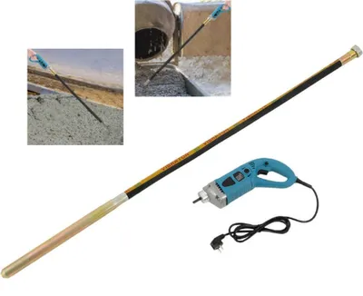 Obrázek produktu pro Betonová vibrační násada Pro – Elektrická vibrační násada pro beton – Robustní konstrukce – Pro zhutňování betonu – 1300 W