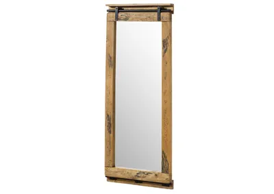 Produktbild von MASSIVMOEBEL24.DE Spiegel Mango 59x6x145 natur lackiert RAILWAY #1010
