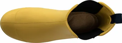 Produktbild von Fischer Damen Stiefelette Gummistiefel bunter Stretcheinsatz 201032, Größe:39 EU, Farbe:Gelb