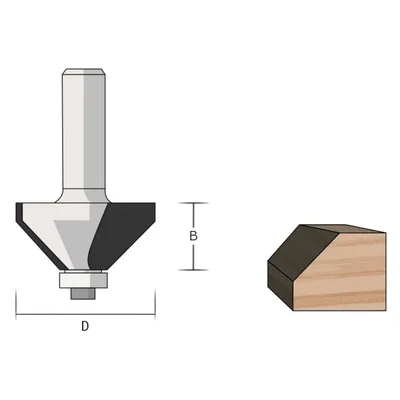 Produktbild von Famag Anfasfräser HM 3102.823 - 23mm - 9,5mm