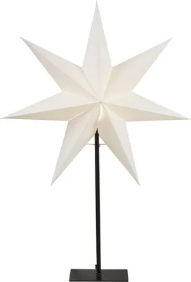 Produktbild von Star Trading 232-92, Leichte Dekorationsfigur, Weiß, Papier, IP20, IP30, Schwarz, 1 Glühbirne(n)