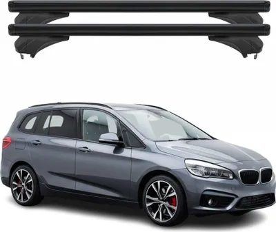 Immagine prodotto di Portapacchi Menabo per BMW Serie 2 F46 Gran Tourer 2015-2025 Alluminio Nero 2 pezzi