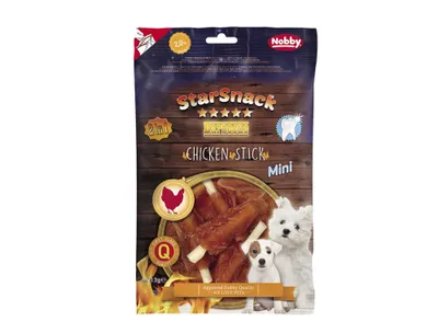 Obrázok produktu pre Nobby StarSnack Barbecue MINI kuracia tyčinka cca 10,0 cm, cca 113 g