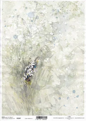 Produktbild von ITD Reispapier Decoupage Bastelpapier Serviettentechnik-R2207 Frühlingsblumen