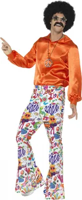 Produktbild von 60s Groovy Herren Schlaghose für Fasching Größe: L