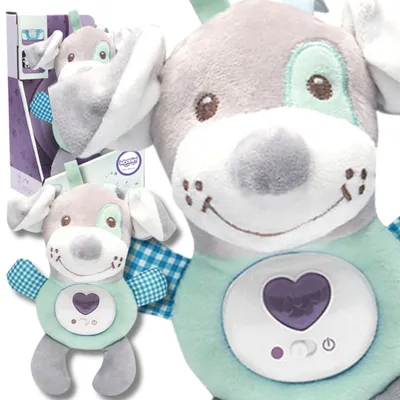 Immagine prodotto di Woopie Baby: peluche interattivo per neonati con luci e suoni – Cagnolino addormentato