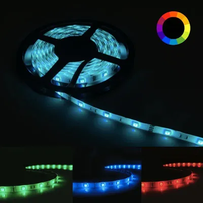 Produktbild von Ruban LED RGB 12V 5M 5050 IP44 30LED/m