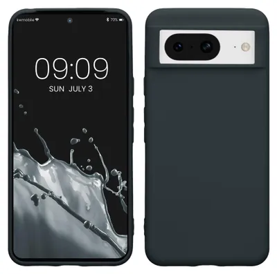 Produktbild von kwmobile Handyhülle für Google Pixel 8 Hülle - TPU Case - Kabelloses Laden - Schutzhülle Cover in Heidelbeerblau