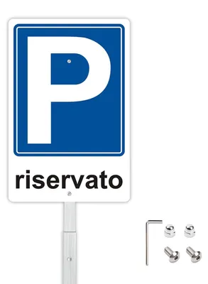 Image de Panneau métallique pour parking - 20 x 30 cm