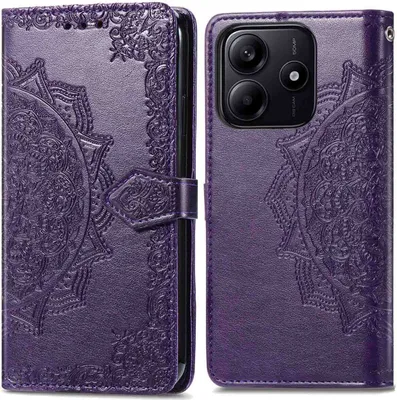 Obrázok produktu pre imoshion Mandala knižnica pre Xiaomi Redmi Note 14 (5G) - fialová