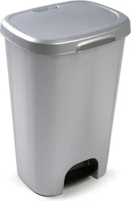 Produktbild von Treteimer - silber - Kunststoff - 50 l