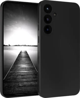 Produktbild von EAZY CASE - TPU Hülle für Samsung Galaxy S25 Plus, TPU Case stoßfeste Handyhülle, weiches Cover mit Kameraschutz, Silikonhülle in Schwarz