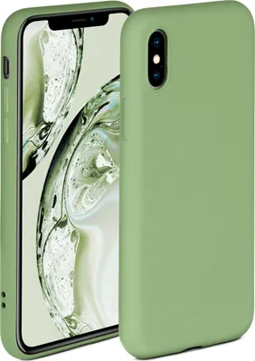 Produktbild von Soft-Case für Apple iPhone X / iPhone XS, Farbe:Salbeigrün