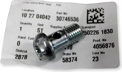Image de VOLVO XC40 XC60 XC90 V60 S60 S90 V90 OE Vis de conduite d'huile 30746536